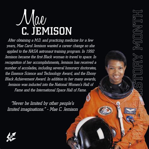 Mae C. Jemison studied hard to become the first Black female astronaut to travel to space