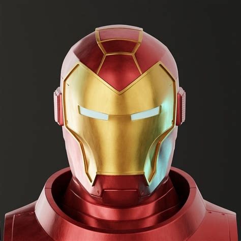 Modular Iron Man Helmet 3d Print File STL - Etsy