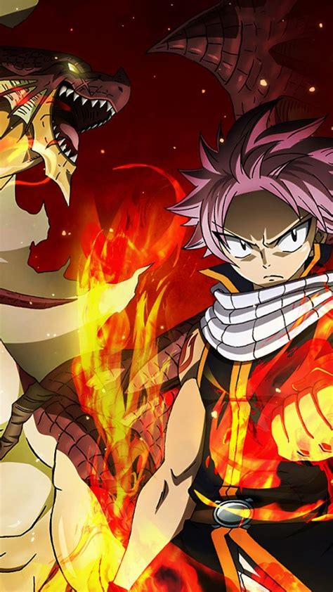 Natsu Dragneel And Igneel - 540x960 Wallpaper - teahub.io