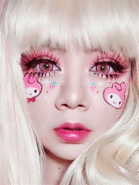 my melody makeup | Maquillaje de ojos, Maquillaje de ojos creativos, Maquillaje kawaii