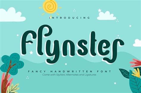 Flynster Handwritten Font - Fancy Fonts