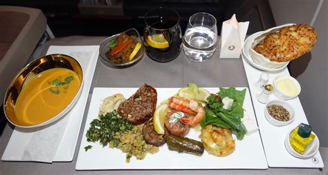 Turkish Airlines Business Class Menu