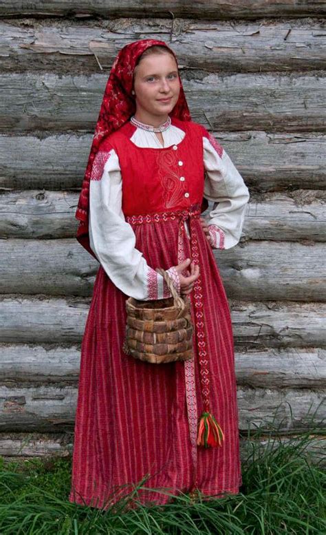 Russian traditional folk costume русские традиционные народные костюмы | Russian clothing ...