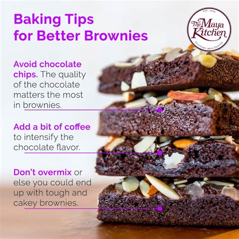 Baking Tips for Better Brownies | Online Recipe | The Maya Kitchen