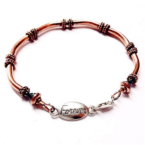 Copper Bracelet Women 7th Anniversary Gift Copper Jewelry