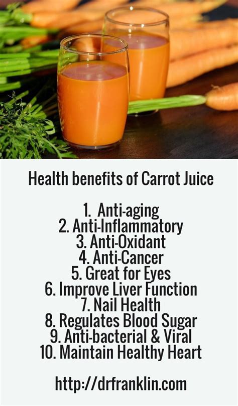 Health benefits of Carrot Juice | Health benefits of carrots, Carrot juice benefits, Juicing for ...