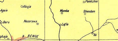 NIGERIA. Forest Map of Nigeria 1936 old vintage plan chart