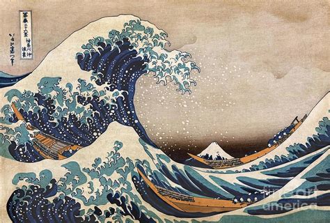 The Great Wave off Kanagawa Painting by Joel Lisa - Fine Art America