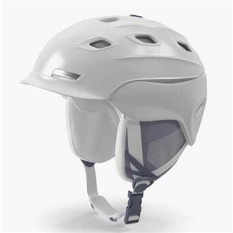 White Snowboard Helmet 3D Model $39 - .3ds .blend .c4d .fbx .max .ma .lxo .obj - Free3D