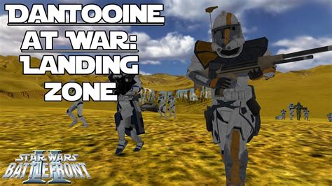 Star Wars Battlefront 2 Mod | Dantooine at War | Landing Zone - YouTube