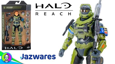 "JUN" Jazwares Spartan Collection Figure Review | Halo Reach - YouTube