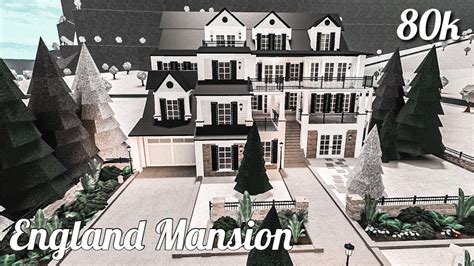 England Mansion 80k Bloxburg Speedbuild - YouTube