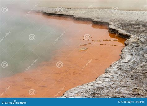 Champagne pool, Waiotapu stock photo. Image of pool, sulfur - 47384320