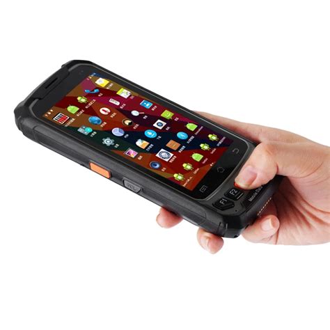 1D 2D Laser Barcode Android Scanner IP67 Waterproof Phone PDA Handheld Terminal Data Collector ...