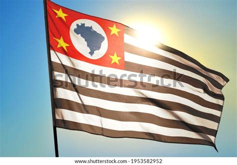 Sao Paulo State Brazil Flag Waving Stock Photo 1953582952 | Shutterstock