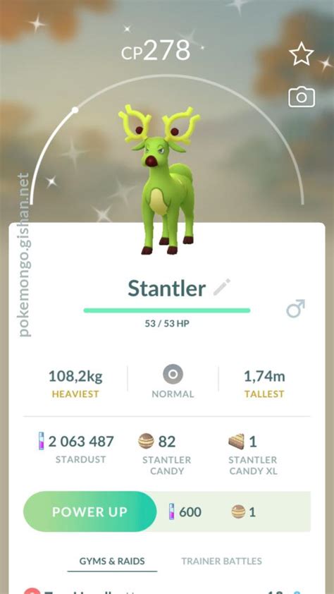 Shiny Stantler - Pokemon Go