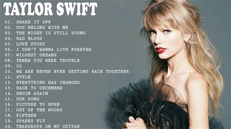 Taylor Swift Greatest Hits Taylor Swift Greatest Hits Playlist - YouTube