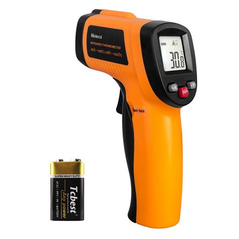 Buy Helect Non-Contact Digital Laser Infrared Thermometer Temperature with LCD Display -58°F to ...