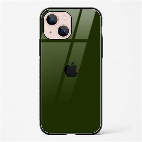 Buy Dark Green Glass Case for iPhone 14