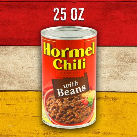 Hormel Chili with Beans, 25 Ounce - Walmart.com - Walmart.com