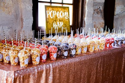 Wedding Popcorn Bar Ideas - byDesign Photo + Film