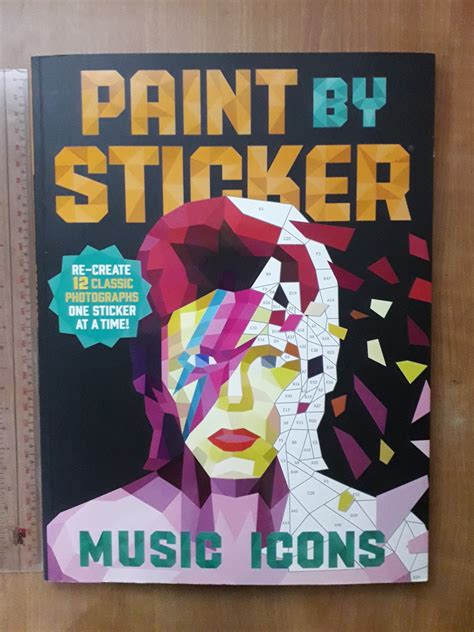 Paint by Sticker Music Icons (michael jackson, kurt cobain, nina simone, dolly Parton, elvis ...