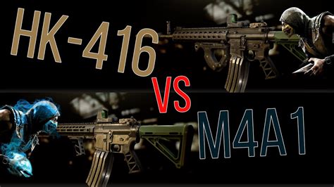 Escape from Tarkov - Полный Обзор HK416 vs M4A1 - YouTube