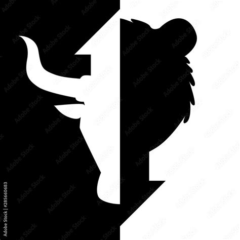 Bull and Bear symbols on the stock market, vector illustration. The ...