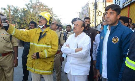 Telangana Home Minister chairs review meeting with fire department officials