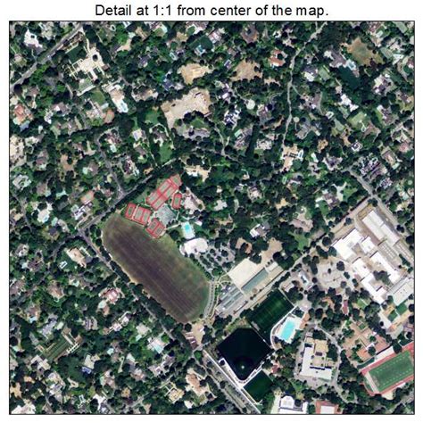 Aerial Photography Map of Atherton, CA California