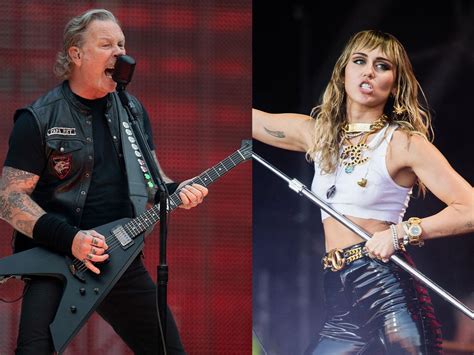 Miley Cyrus reveals she's working on a Metallica covers album and how ...