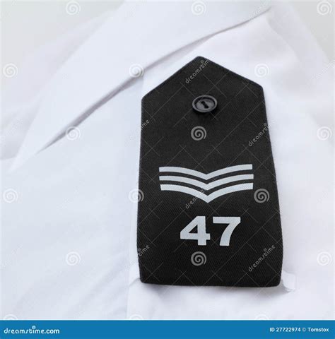 Police Sergeant Stripes / Epaulettes Stock Photo - Image: 27722974