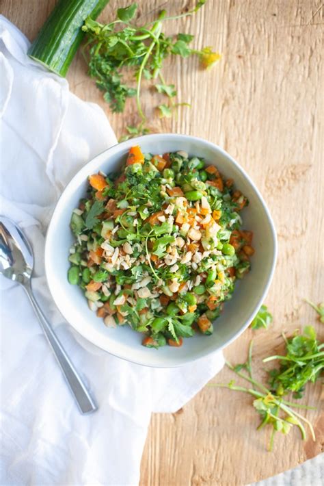 Asian Edamame Salad - Lillie Eats and Tells