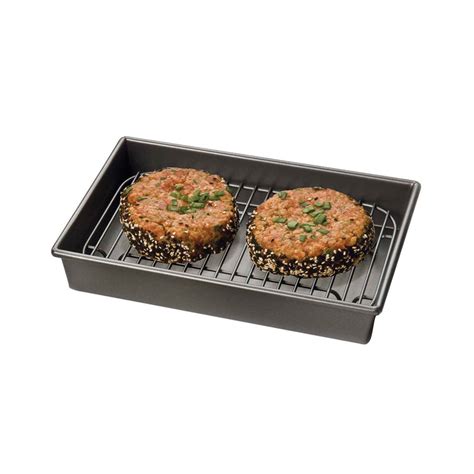 Chicago Metallic Non-Stick Small Roasting Pan & Rack – Divertimenti ...