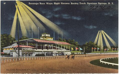 Saratoga Race Ways, Night Harness Racing Track, Saratoga S… | Flickr