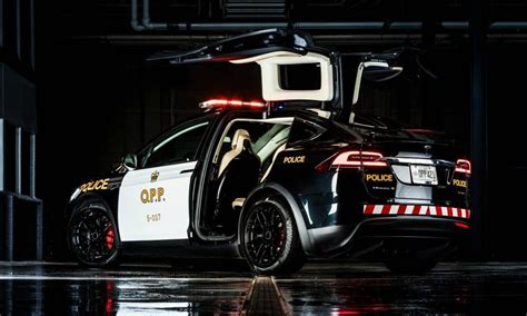 Ontario Gets Tesla Model X Electric Police Car - AutoTribute