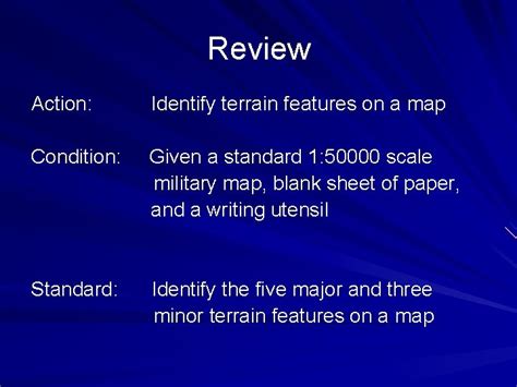 Identify Terrain Features on a Map 071 329