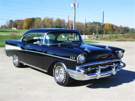 1957 BLACK CHEVROLET BEL AIR - Classic Chevrolet Bel Air/150/210 1957 for sale