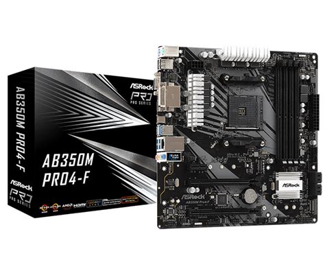 ASRock > AB350M Pro4-F