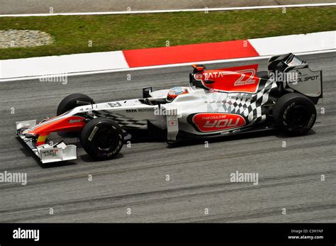 Narain Karthikeyan - HRT Stock Photo - Alamy