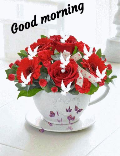 Gm Good Morning GIF - Gm GoodMorning Flowers - Discover & Share GIFs | Good morning flowers gif ...