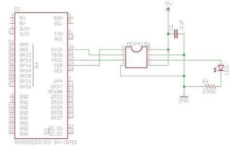 Controlling the MCP4151 Digital Potentiometer with the Raspberry Pi - Takaitra.com