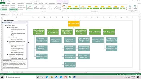 How to make an Organizational Chart in Excel? - My Chart Guide