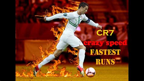 Cristiano Ronaldo fastest runs- crazy speed show - YouTube