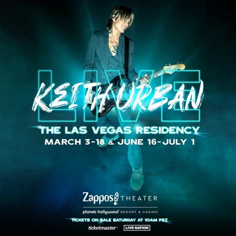 KEITH URBAN - NEW LAS VEGAS RESIDENCY 2023 - Inbound Destinations