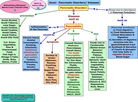 Nursing Diagnosis Concept Maps | Zoom-Pancreatic-Disorders.html | Nursing care plan, Nursing ...