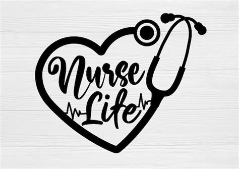 Nurse SVG Nurse Life Svg Stethoscope Svg Nursing Svg Nurse | Etsy UK