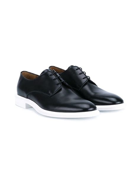 Lyst - Givenchy Classic Derby Shoes in Black for Men