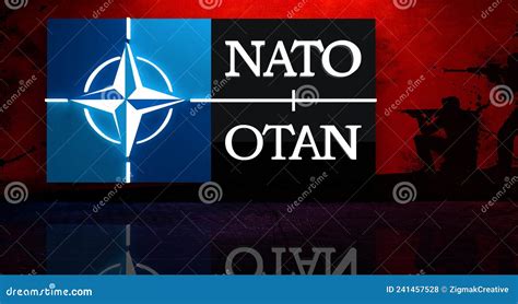 NATO Forces Logo and Sign editorial stock photo. Illustration of europe ...