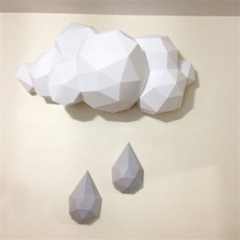 cloud 3d papercraft